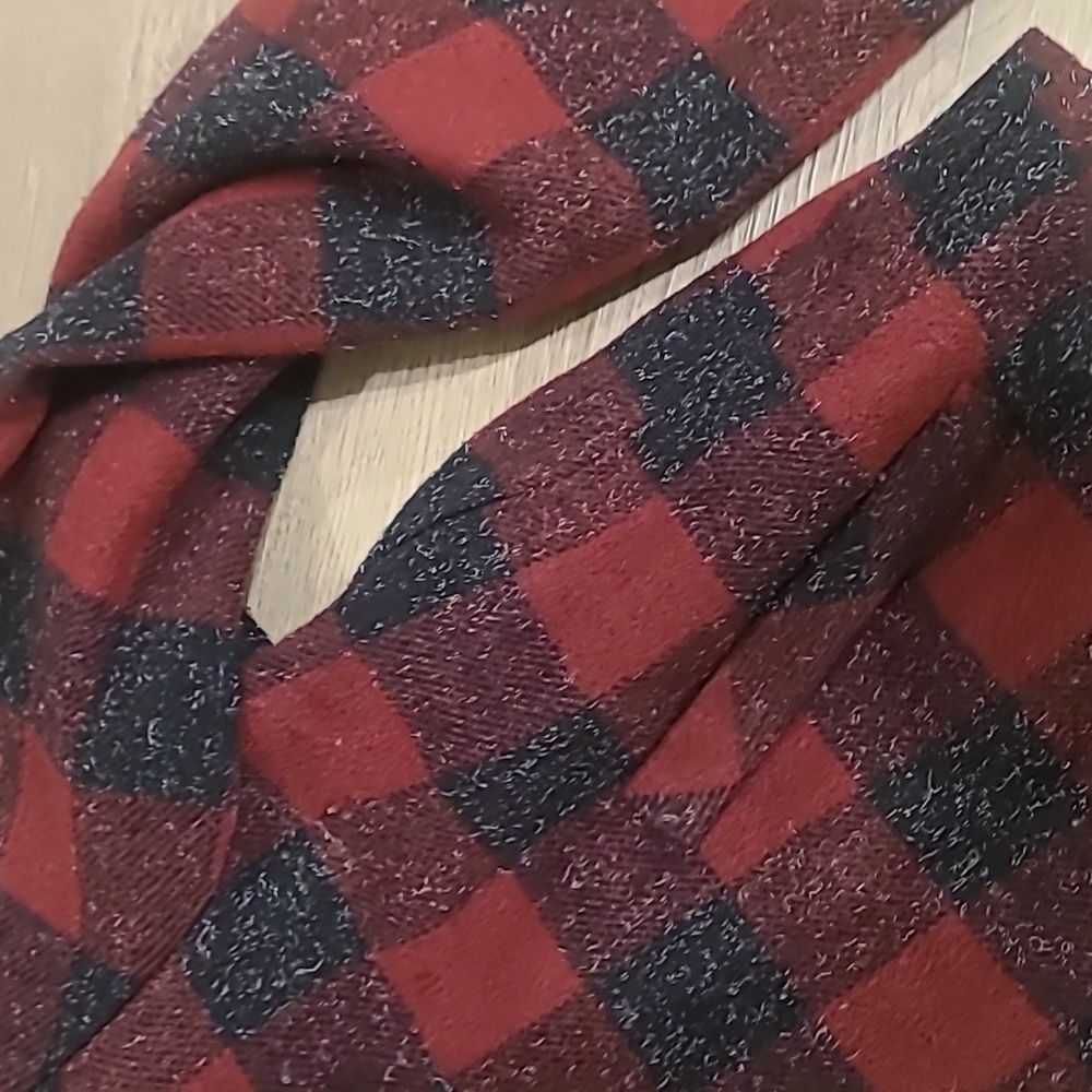 Studio Works Large Red / Black Flannel jacket - Picture 4 of 5